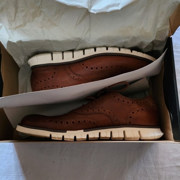 Cole Haan ZeroGrand Wing‎ Oxford British Tan Sz. 8 Shoes main image 11